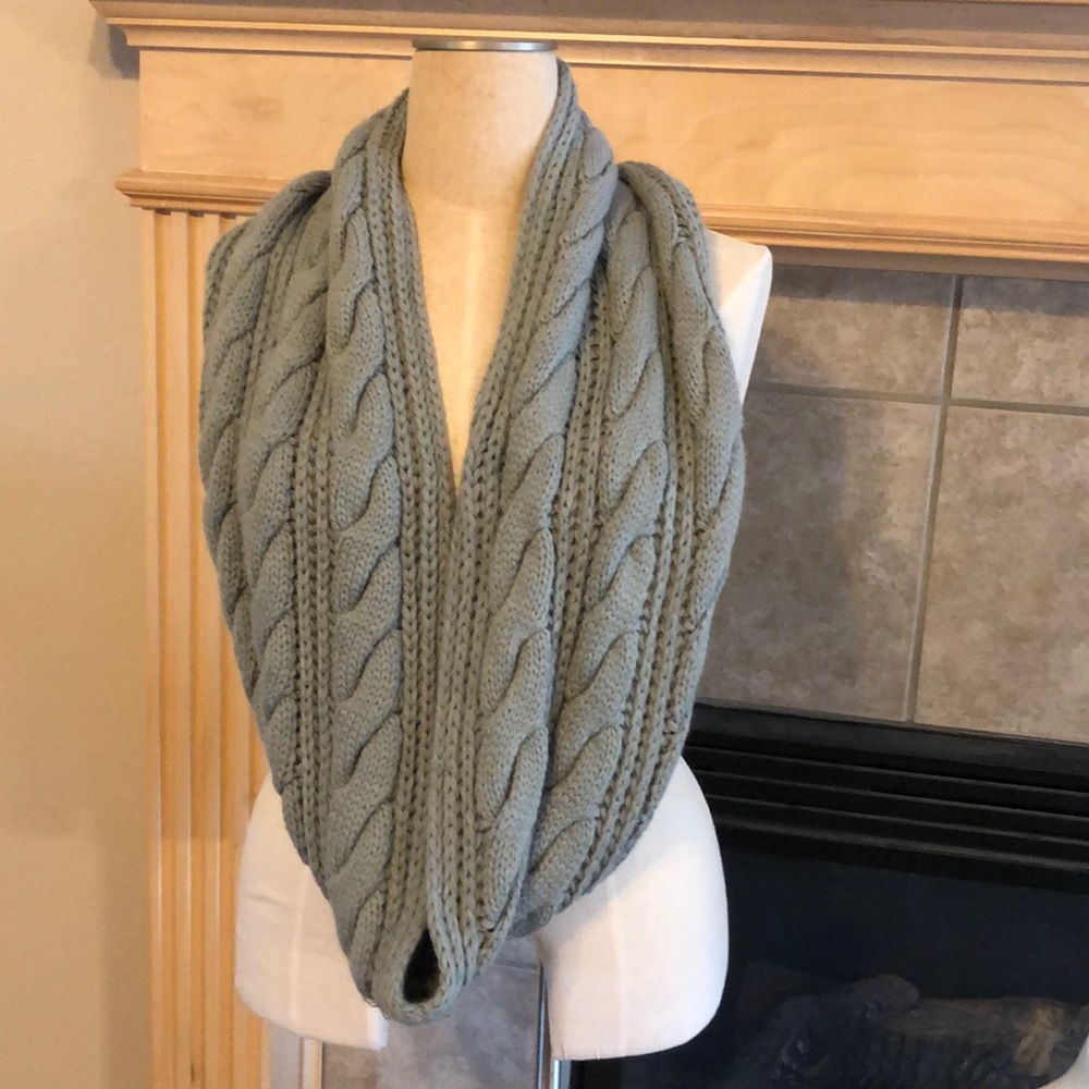 Gray Cable Knit